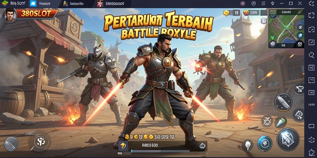 Tangkapan layar dari gameplay 380SLOT yang mendebarkan dan penuh aksi Battle Royale.