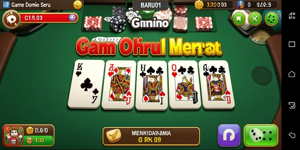 Tangkapan layar dari gameplay seru BARU01 yang menampilkan pertempuran Domino.
