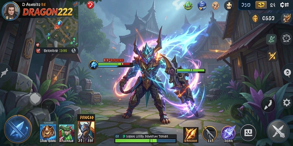 Screenshot DRAGON222 menunjukkan antarmuka yang mudah digunakan di aplikasi Utility.