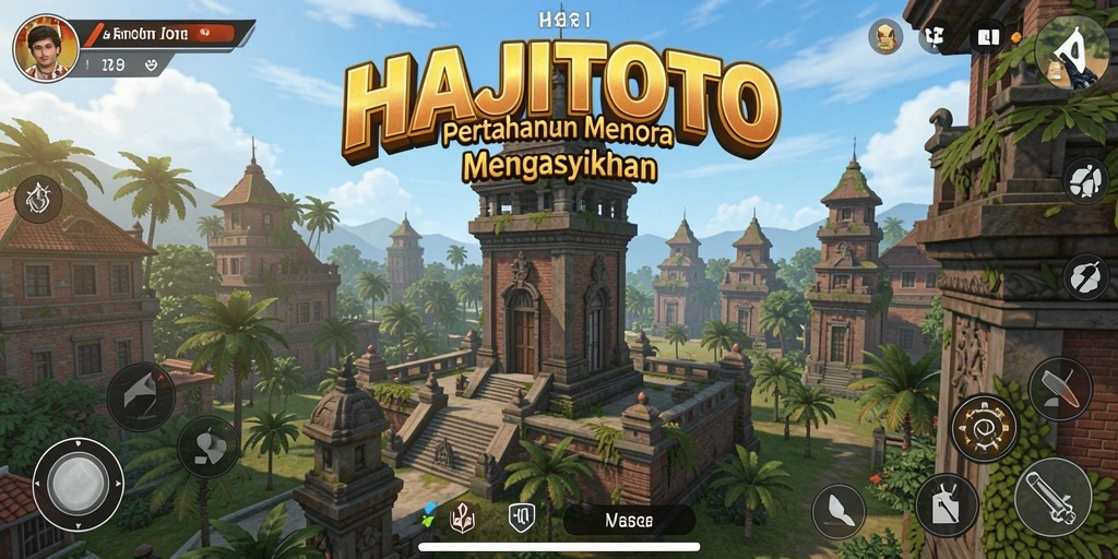 Tampilan gameplay HAJITOTO yang seru dalam Tower Defense.