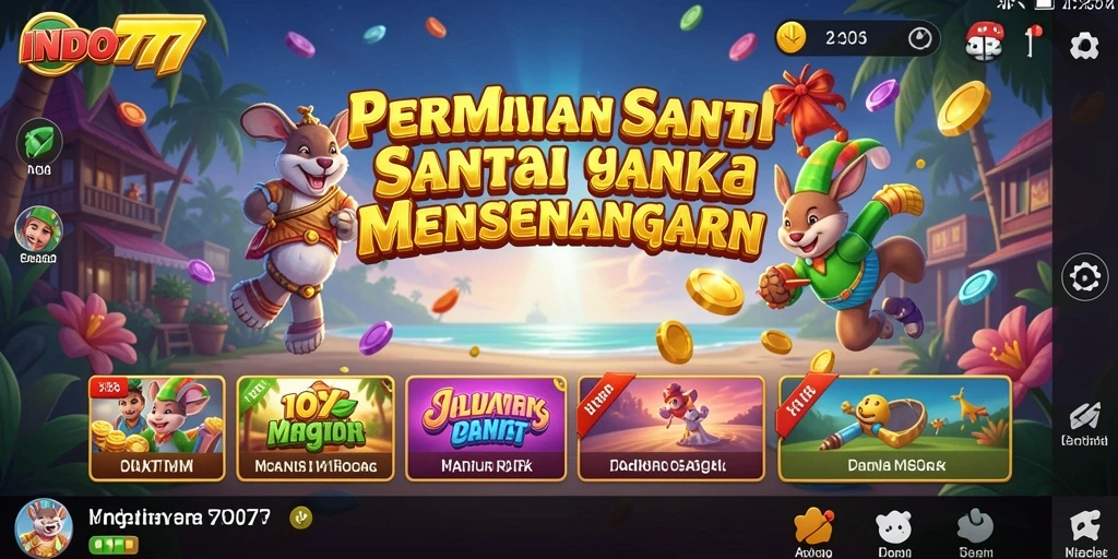 Tampilan menarik dan gameplay seru INDO777.