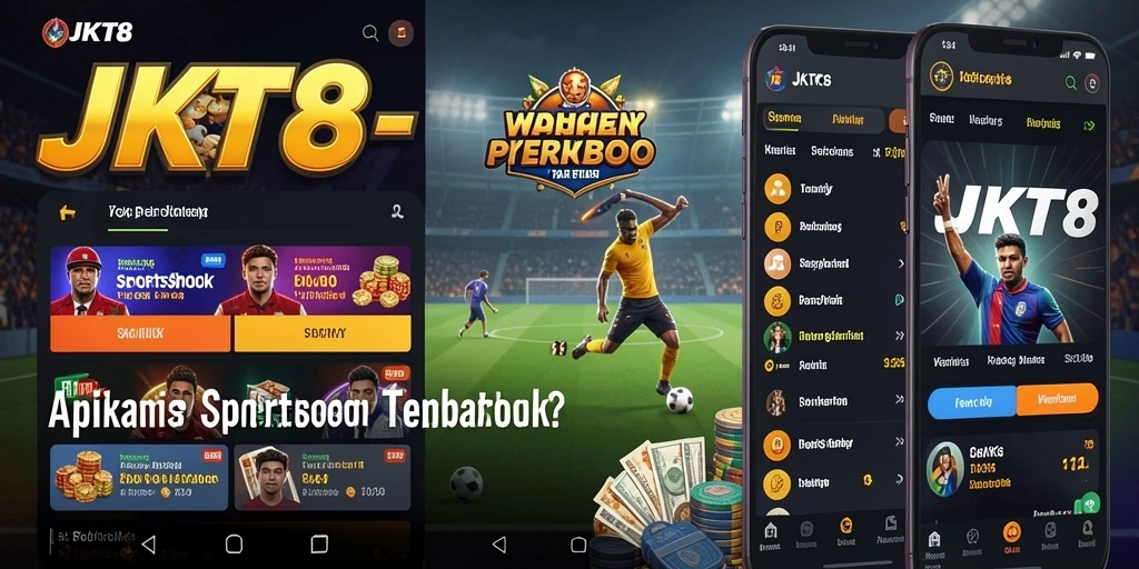 Screenshot JKT8 menampilkan antarmuka taruhan olahraga yang menarik.