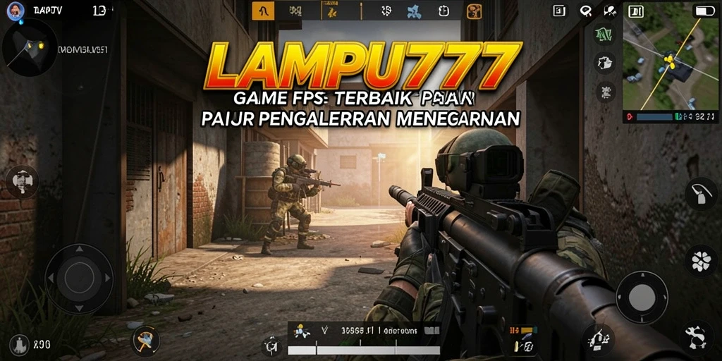 Tangkapan layar LAMPU777 menampilkan aksi gameplay FPS yang seru.