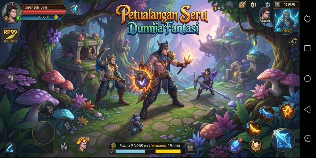 Screenshot RP99 menampilkan aksi seru dalam petualangan yang mendebarkan.