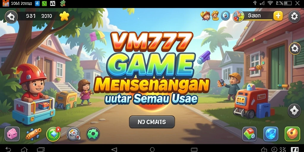 Screenshot utama VM777 menampilkan gameplay Idle yang seru dan menarik.